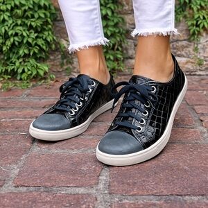 JOSEF SEIBEL Patent Leather Women's Sneakers, 41